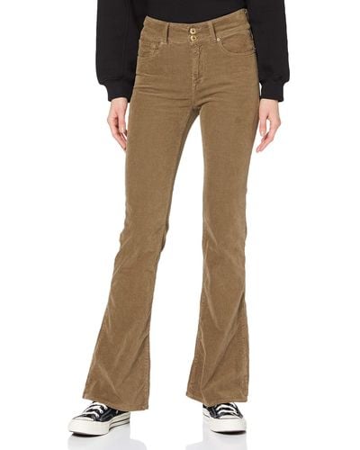 Replay Newluz Flare Jeans - Natural