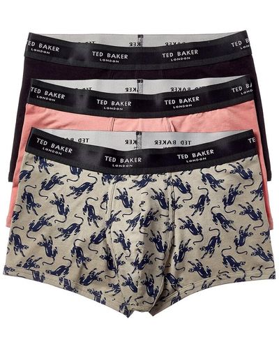 Ted Baker 3pk Fitted Trunk - Pink