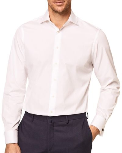 Hackett Poplin Classic Dc Formal Shirt White 800)