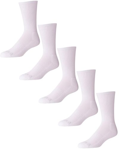 Reebok ' Cushioned Comfort Athletic Performance High Crew Socks - Pink