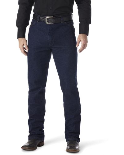 Wrangler Cowboy Cut Regular Fit Straight Jean - Blue