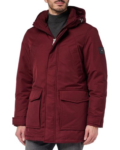 Tommy Hilfiger Rockie Non Fur Down Parka Donsjack - Rood