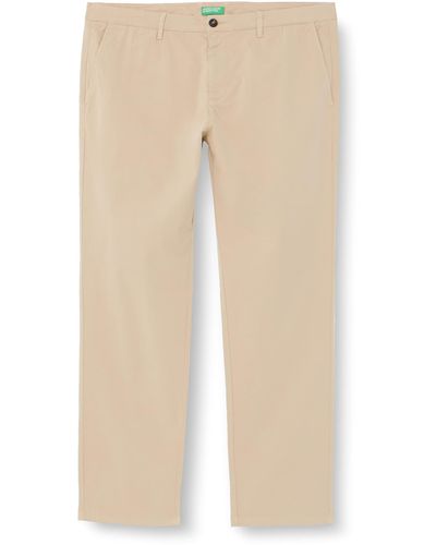 Benetton 4dkh55i28 Trousers - Natural