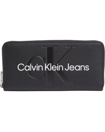 Calvin Klein Sculpted Zip Around Mono - Black
