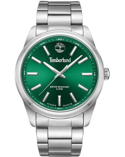Timberland Reloj Analógico para Hombres de Cuarzo con Correa en Acero Inoxidable TDWGG0010805 - Verde