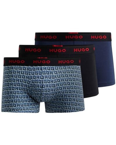 HUGO Trunk Triplet Design - Blau
