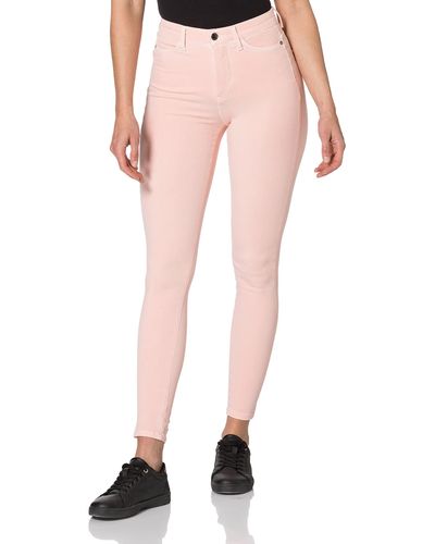 Tommy Hilfiger Sculpt U Skinny HW Ankle Pant Pantalones - Rosa