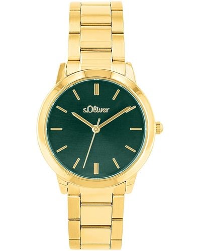 S.oliver Uhr Armbanduhr Edelstahl 2038379 - Mettallic