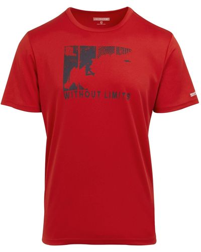 Regatta Fingal VIII T-shirt à manches courtes à séchage rapide pour homme - Rouge