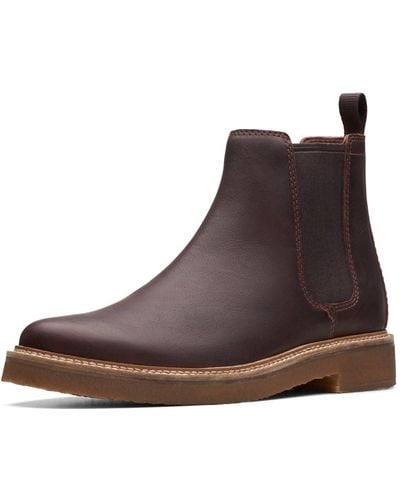 Clarks Clarkdale Easy Chelsea Boots - Brown