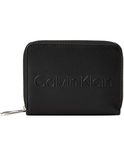 Calvin Klein Set Za 4cc W/coin Wallets - Black