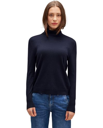 Street One A302536 Rollkragenpullover - Blau