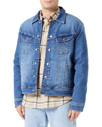 Lee Jeans Giacca Rider Reversable Denim Jacket - Blu