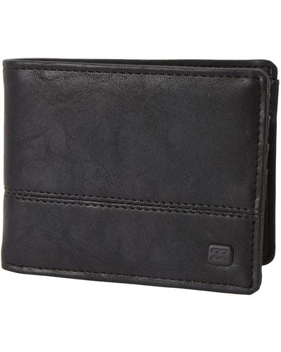Billabong Dimension Bi-fold Wallet Black Grain 1 One Size