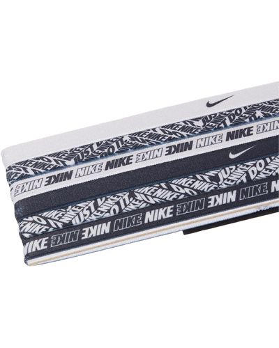 Nike Assorted Bedrukte Hoofdband 6 Stuk - Blauw