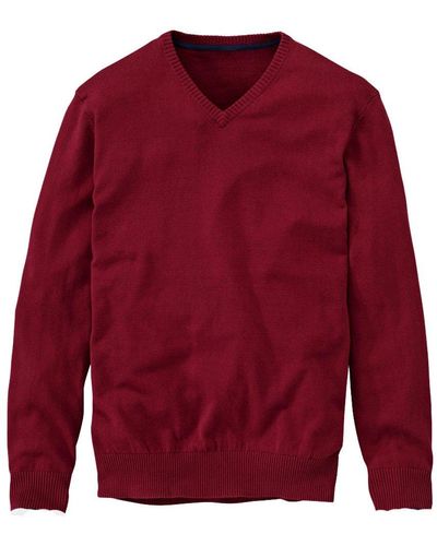 Timberland Pullover Williams River V-Neck - Rot