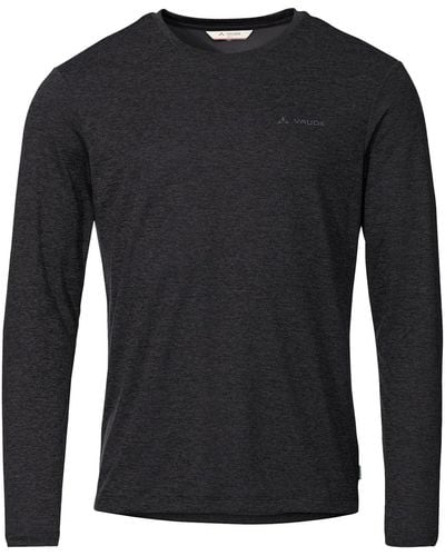 Vaude T-Shirt Essential LS T-Shirt Black S - Schwarz