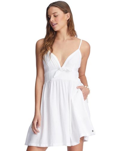 Roxy Strappy Dress for - Trägerkleid - Frauen - L - Weiß