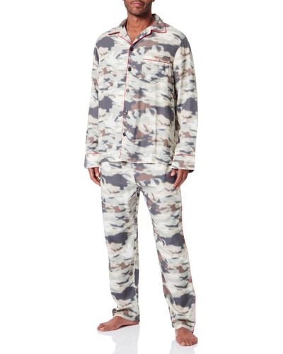 DIESEL Umset-loomy Pyjama Set - Grey