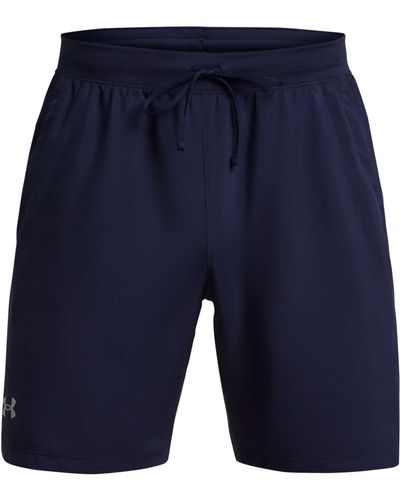 Under Armour Launch Run 7 Inch Unlined Shorts, - Blue