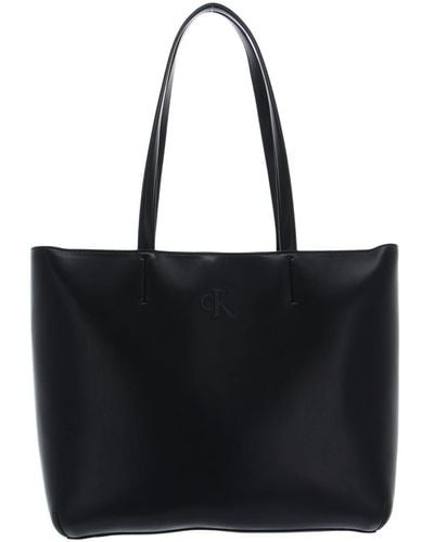 Calvin Klein CKJ Sleek Shopper 29 Solid Black - Nero
