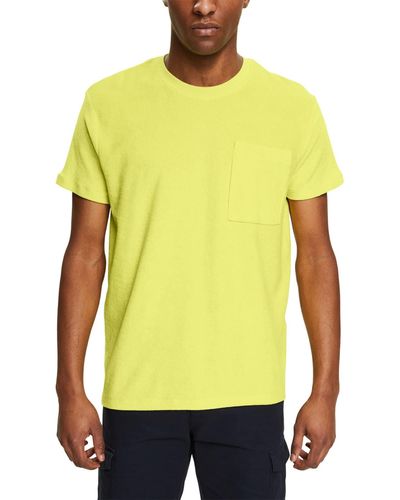 Esprit 022ee2k314 T-shirt - Yellow