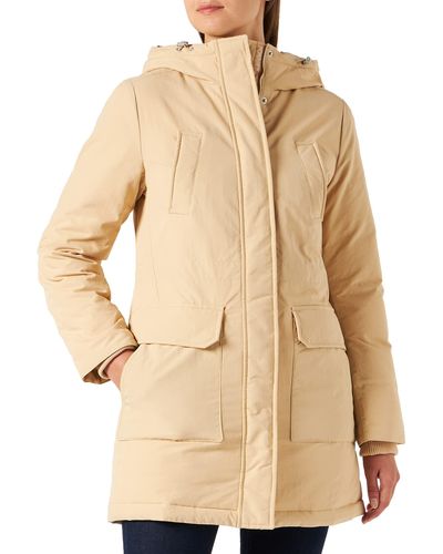 Tommy Hilfiger Technical Down Parka Down Coat in Blue | Lyst UK