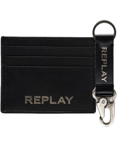 Replay Cardholder + Keyfob Black - Schwarz