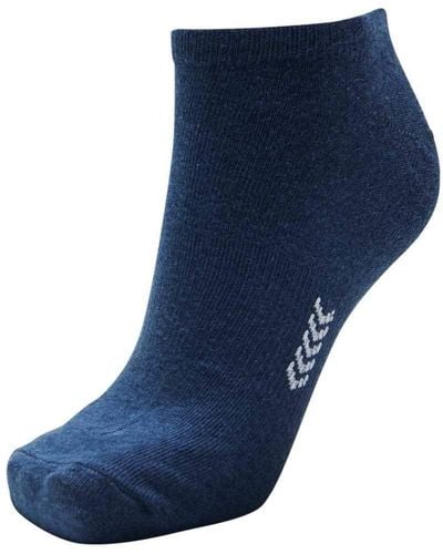 Hummel Socken Ankle Sock SMU 022129 Dress Blue/White 36-40 - Blau