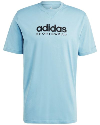 adidas M All SZN G T T-Shirt - Bleu