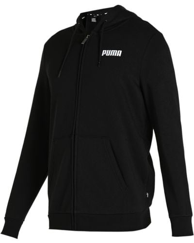 PUMA Essentials Full-zip Full-length Hoodie - Black