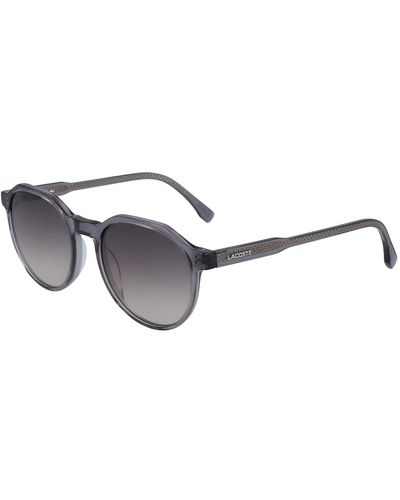 Lacoste L909s Grey/grey Shaded 52/19/140 Women Sunglasses - Black