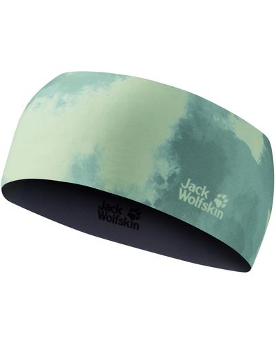 Jack Wolfskin Tourer Headband Light Hedge Green Allover ONE Size - Grün
