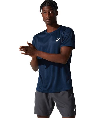 Asics Core Ss Sport Shirt - Blauw