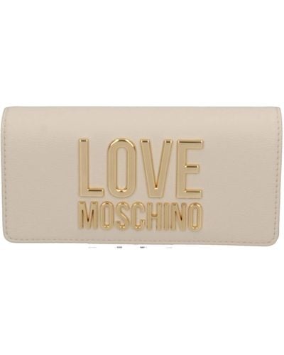 Love Moschino Ivory Wallet Jc5614pp1 Tu Ivory - Natural