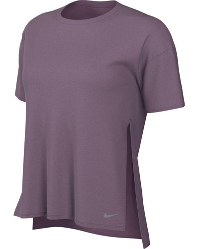 Nike W Ny Df S/s Top - Paars