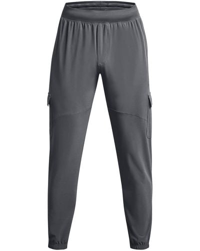 Under Armour S Stretch Woven Cargo Trousers Black/pitch Gra Xs