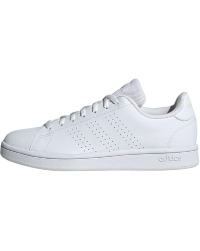 adidas Advantage Base Court Lifestyle Tennis Shoes - White