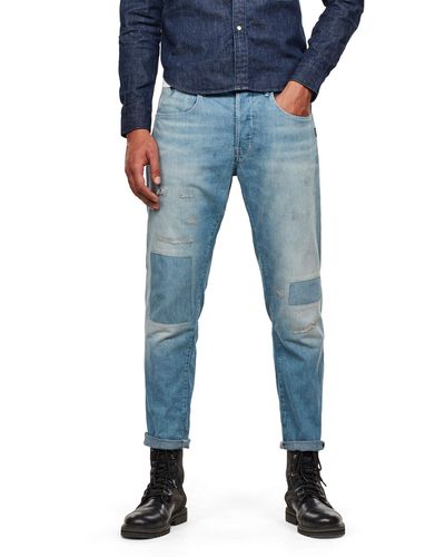 G-Star RAW S Loic Relaxed Tapered Jeans - Blau