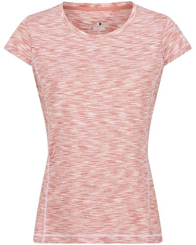 Regatta Ladies Hyperdimension Ii T-shirt Terracotta 14 - Pink