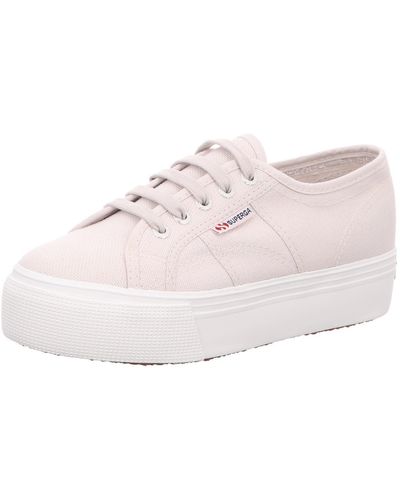 Superga 2790 Linea Updown Flatform Sneaker,Grau - Pink