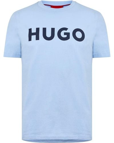 HUGO S T-shirt Pastel Blue Xl