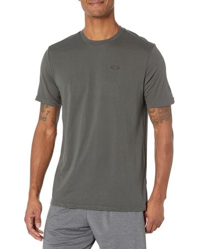 Oakley Erwachsene T-Shirt mit SI Flagge - Grau
