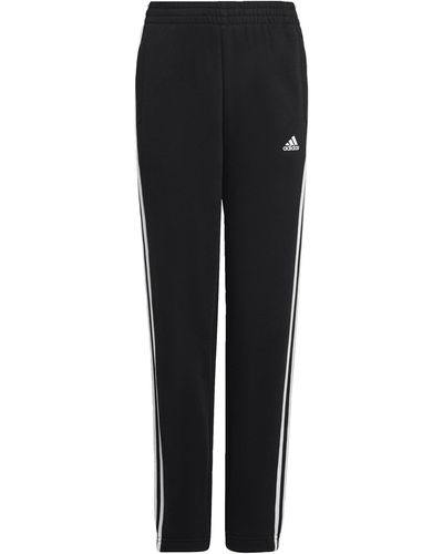 adidas Essentials 3-stripes Fleece joggingbroek - Zwart