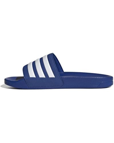 adidas Adilette Shower Slide Sandal - Blau