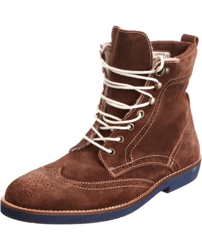 Pepe Jeans Murdock Chocolate Lace Up Pfs50209 12 Uk - Brown