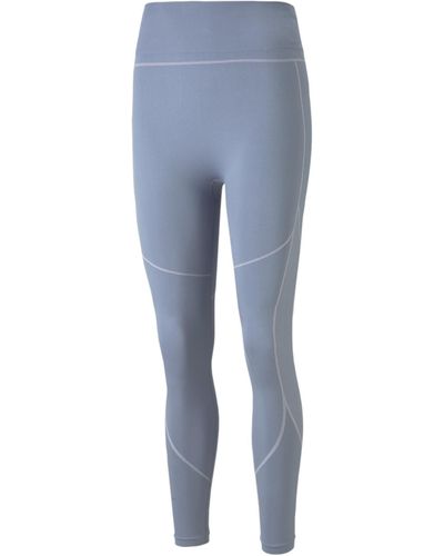PUMA Legging de Fitness sans Couture FormKnit M Filtered Ash Spring Lavender Gray Purple - Bleu