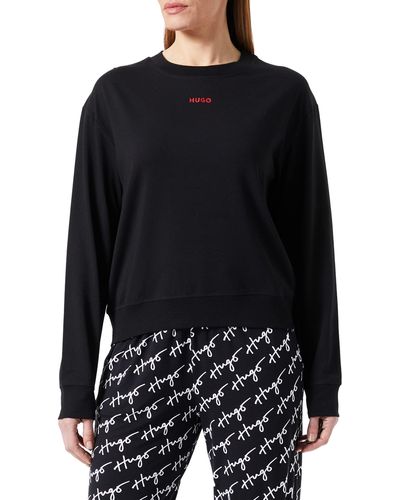 HUGO Shuffle_Sweatshirt LOUNGEW_Sweatshirt - Schwarz