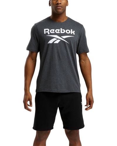 Reebok S Id Big Logo T-shirt - Black
