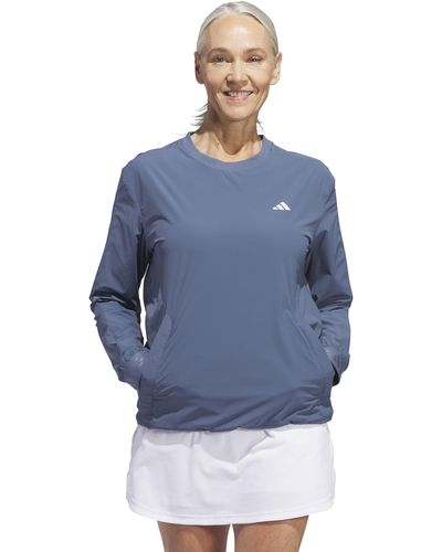 adidas Ultimate365 Tour Wind.rdy Pullover Jumper - Blue
